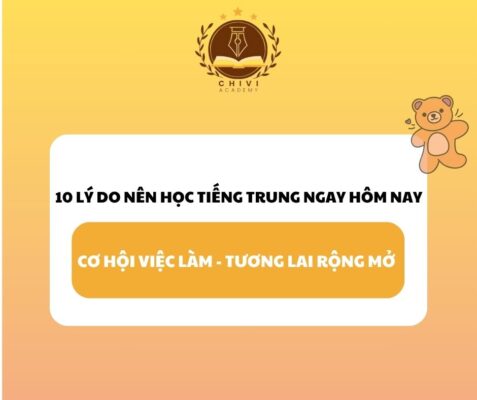 10 lý do nên học tiếng trung ngay hôm nay