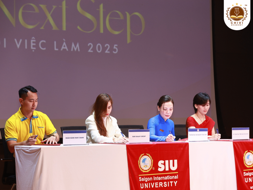 Chivi Acaademy ký kết MOU cùng với Đại học Quốc tế Sài Gòn