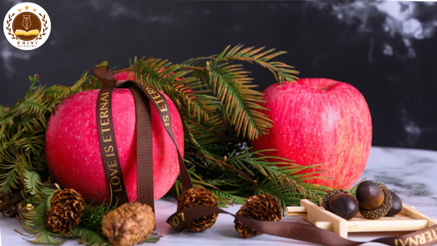 Tặng táo vào dịp lễ Giáng sinh tại Trung Quốc