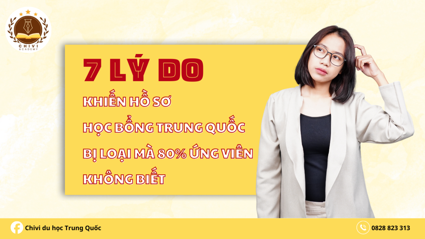 7 lý do “trời ơi” khiến hồ sơ học bổng Trung Quốc bị loại mà 80% ứng viên không biết