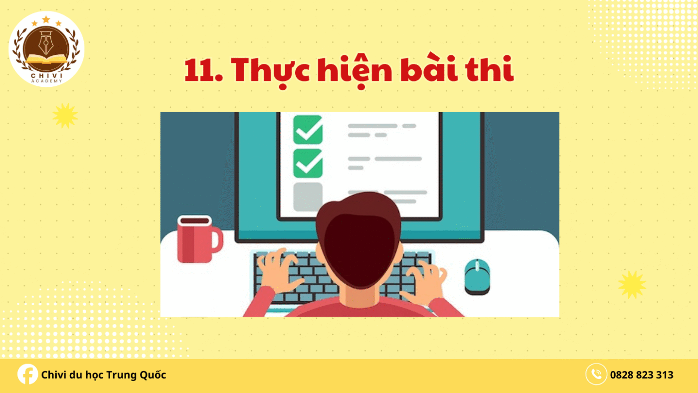 Thực hiện bài thi