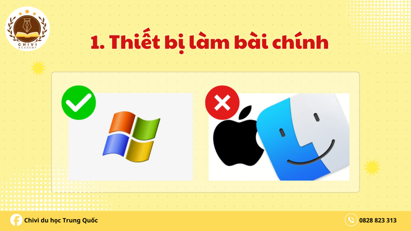 Thiết bị làm bài chính