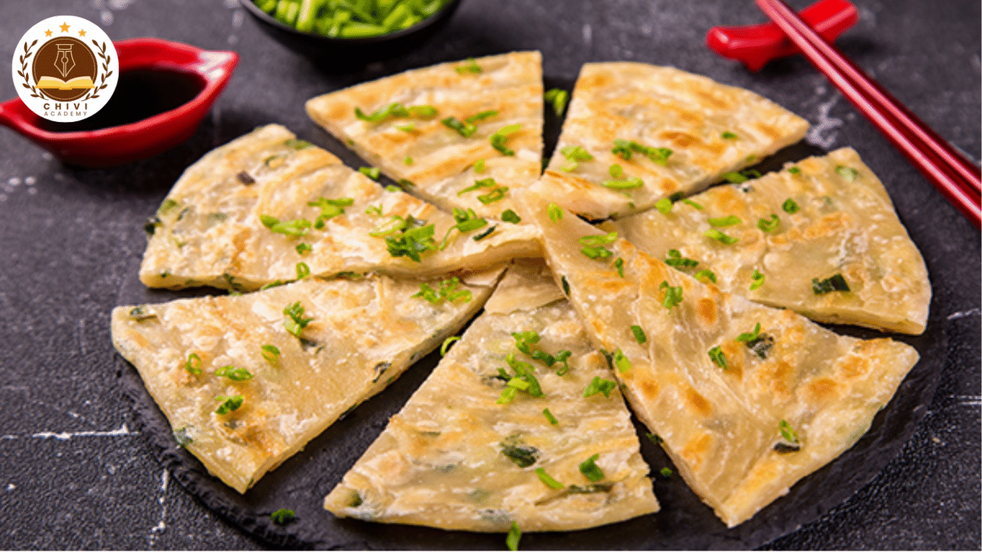 Bánh hành - Cong You Bing (葱油饼)
