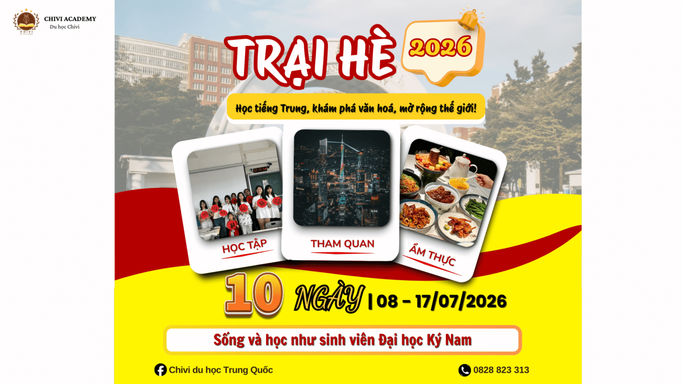 Chivi hợp tác cùng Đại học Ký Nam tổ chức trại hè 2026