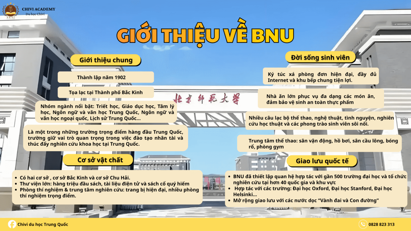 Chương trình Học bổng trường của Trường Đại học Sư Phạm Bắc Kinh