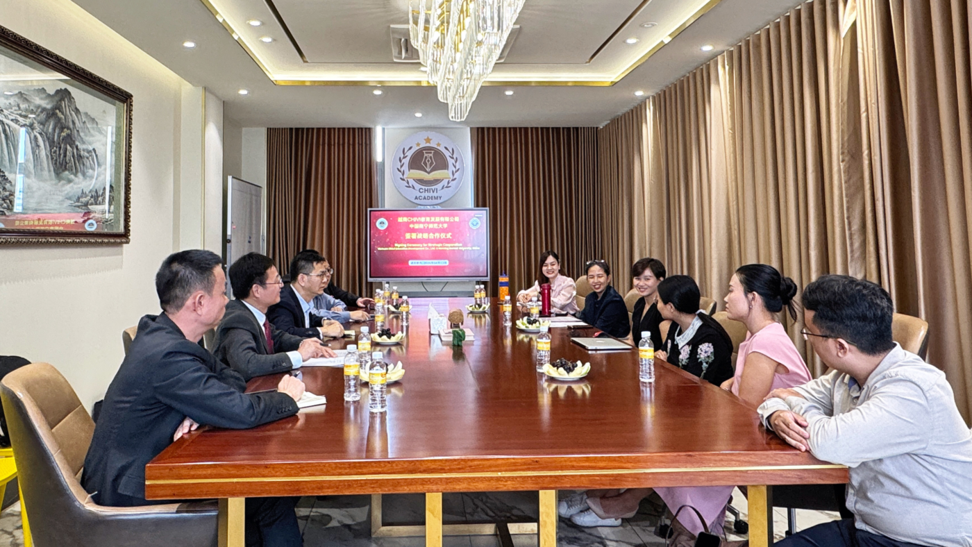 Triển khai học bổng du học giữa Chivi Academy và Đại học Sư phạm Nam Ninh