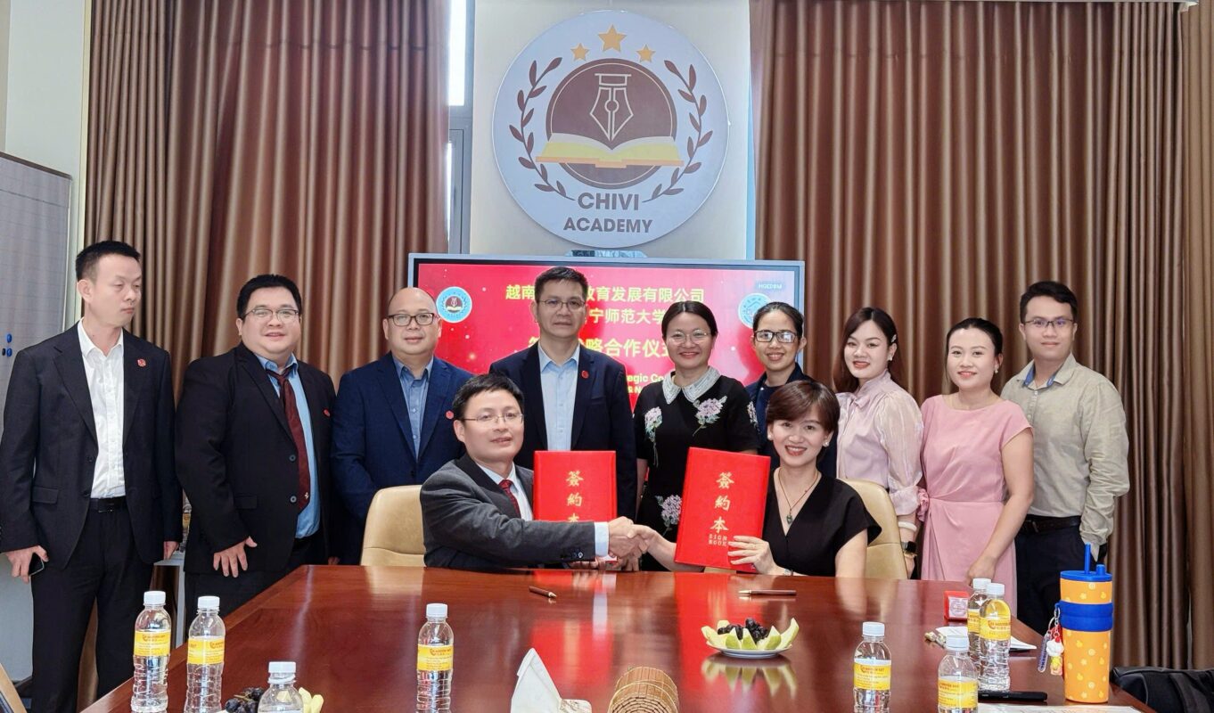 Chivi Academy và Đại học Sư phạm Nam Ninh đã chính thức ký kết Biên bản ghi nhớ hợp tác (MOU)