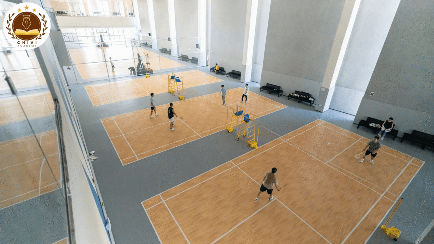 Không gian thể thao tại Đại học Nông nghiệp Trung Quốc