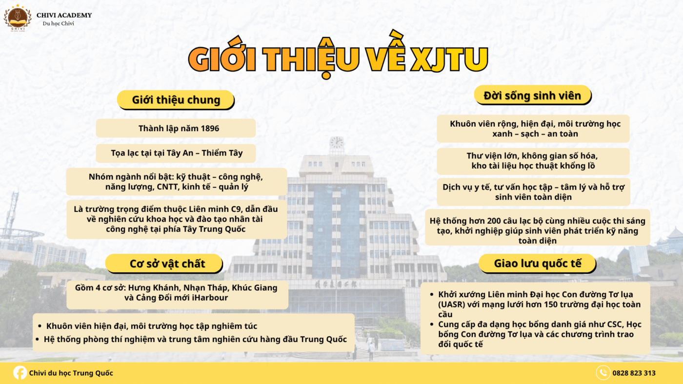 Học bổng Đại học Giao thông Tây An