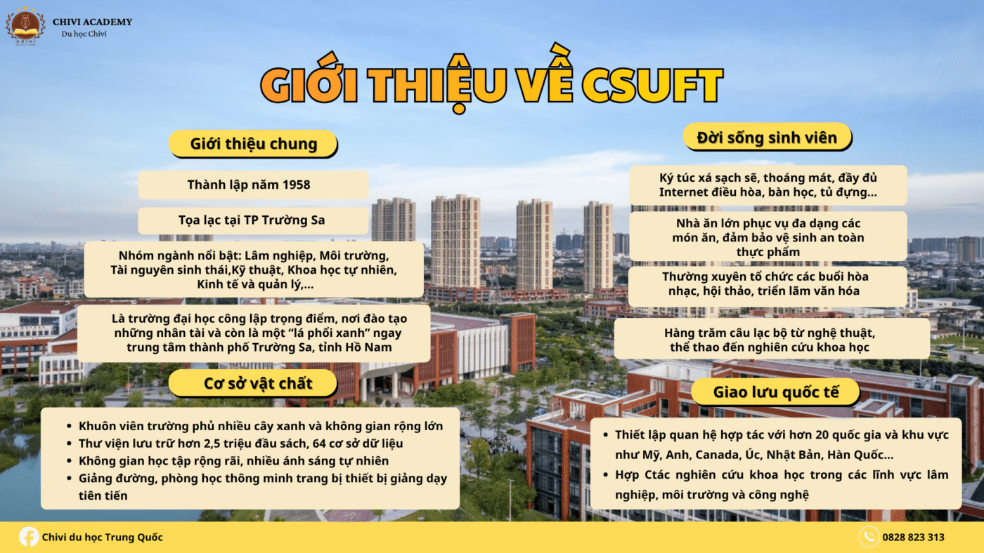 Giới thiệu chung về Đại học Kỹ thuật Lâm nghiệp Trung Nam