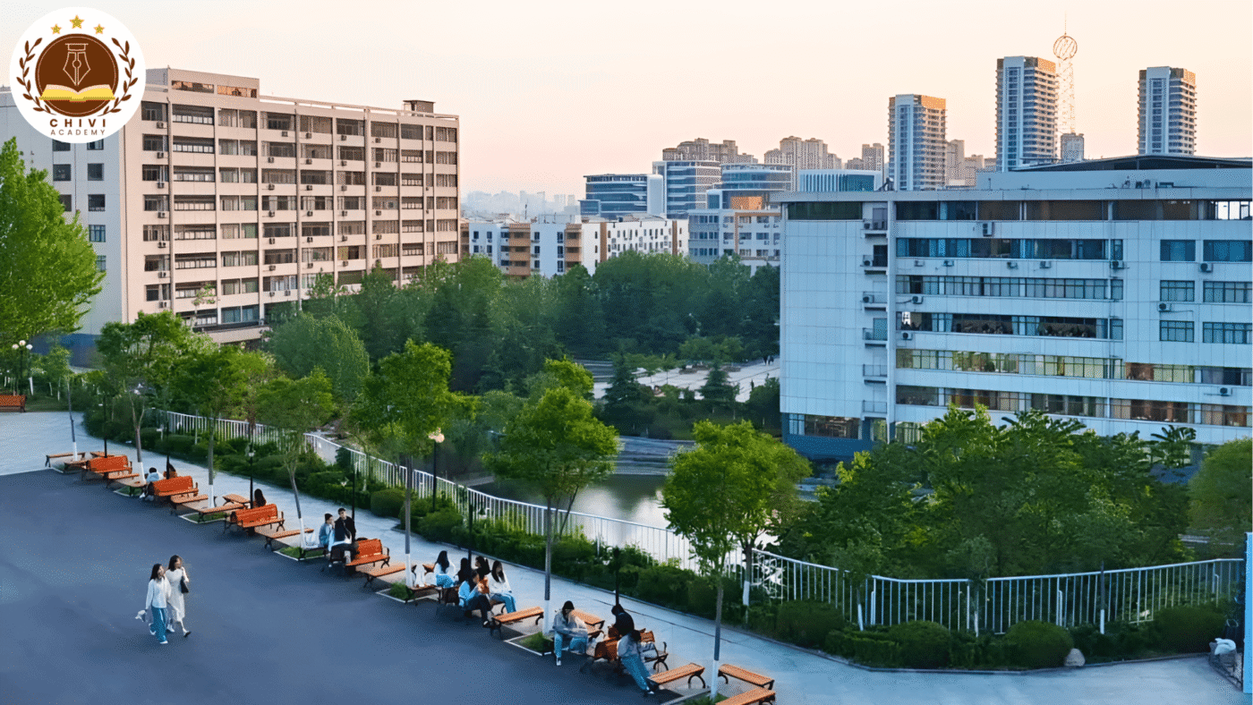 Trường tọa lạc tại thành phố Thanh Đảo, tỉnh Sơn Đông