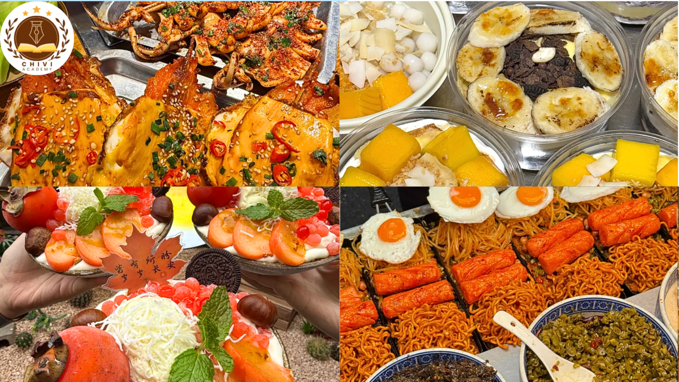 Ẩm thực tại khu nhà ăn Học viện
