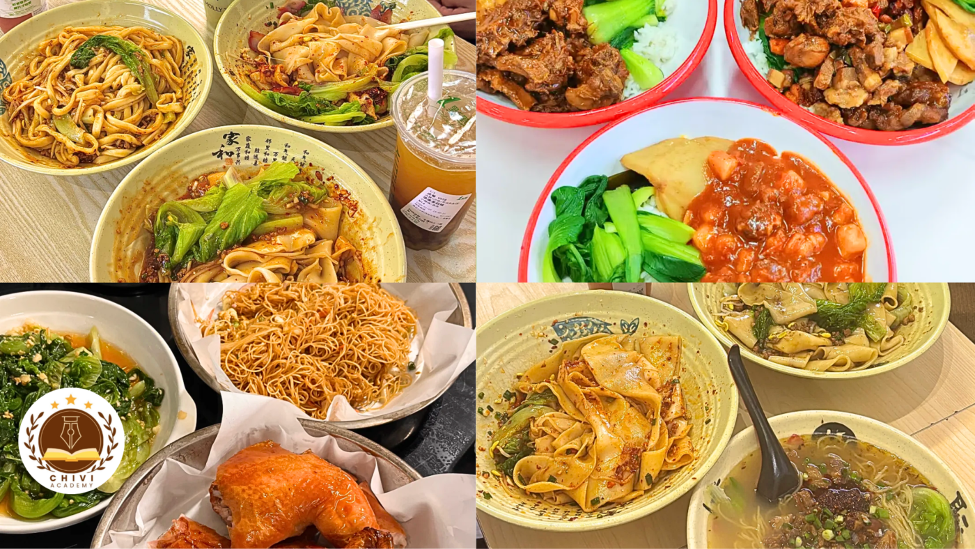 Món ăn tại nhà ăn của trường