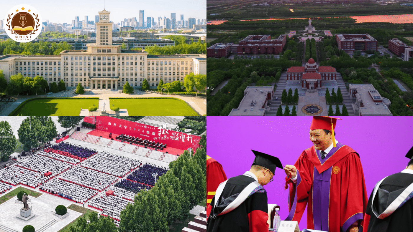 Hình ảnh các trường đại học và lễ tốt nghiệp tại Trung Quốc, minh họa những lý do khiến ngày càng nhiều học sinh Việt Nam lựa chọn du học Trung Quốc.