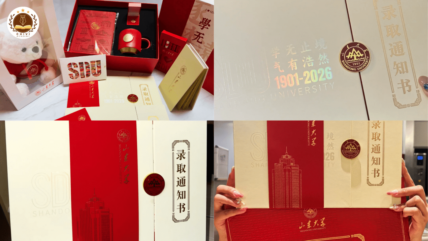 Giấy báo trúng tuyển trường Đại học Sơn Đông 2026